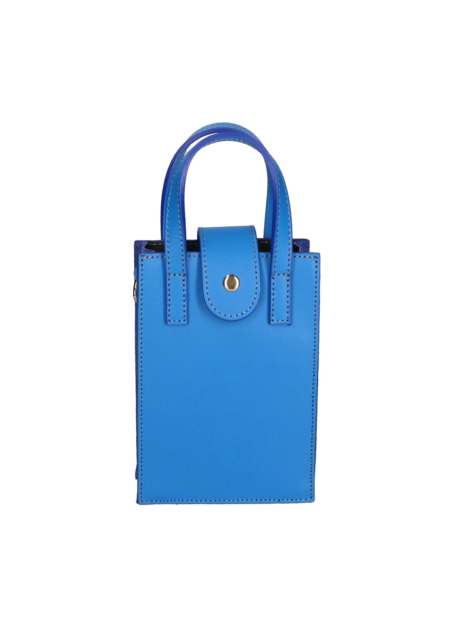 Borsa a mano da Donna in Vera Pelle | Gave Lux | GLX220599123FBG-L222_BLU_ASTER+18_BLU