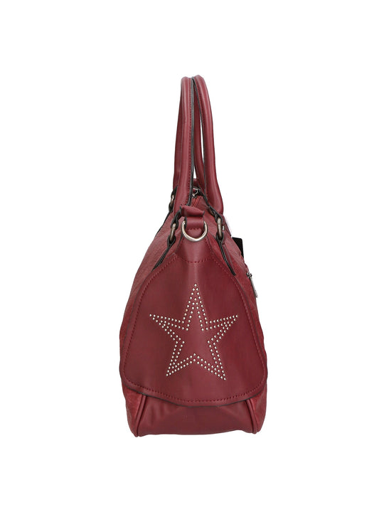 Rosa Damen Handtasche aus Kunstleder
