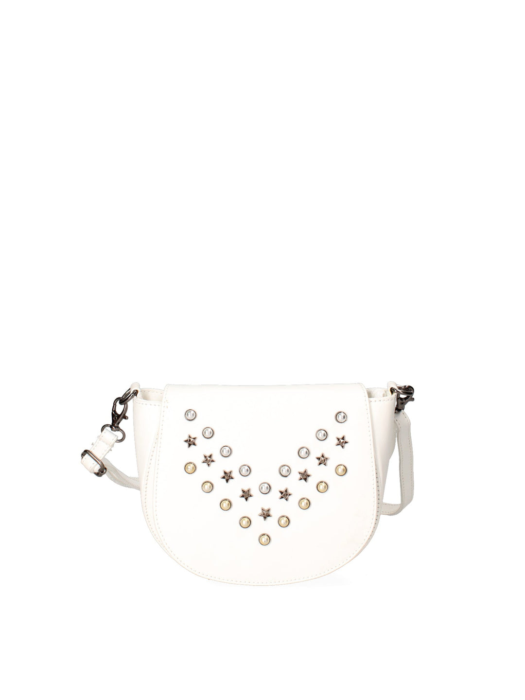 Borsa a tracolla da donna In Vera pelle | Gave Lux | GLX22153323FBG-BIANCO
