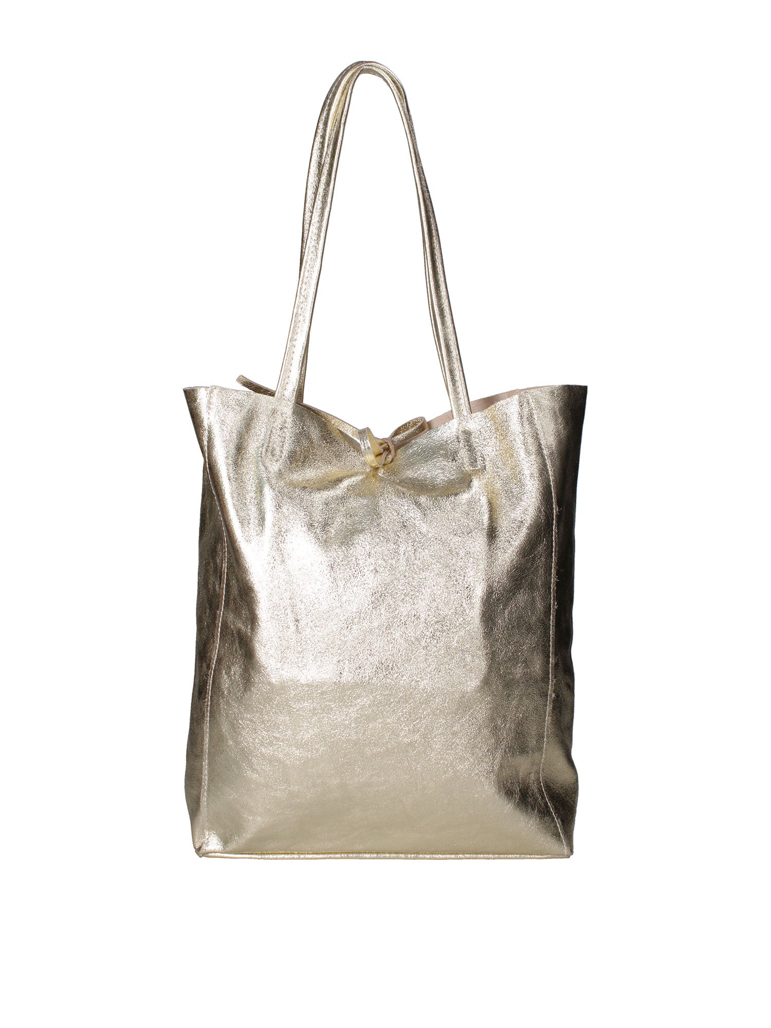Borsa Shopper da donna In Vera pelle | Gave Lux | GLX220756523FBG-L003_ORO