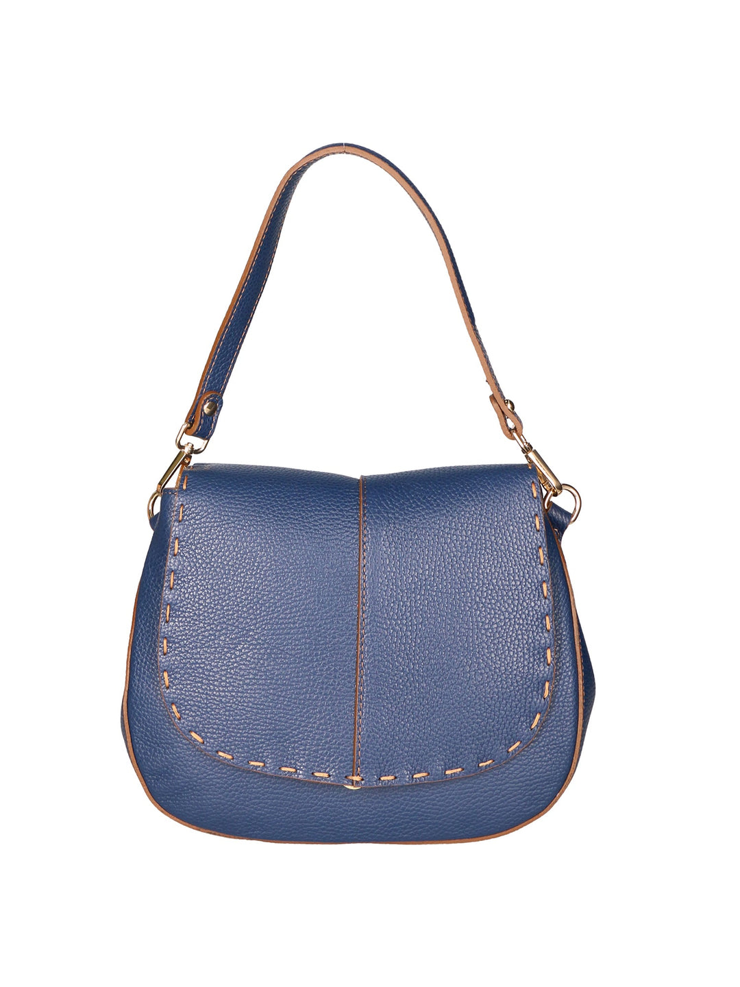 borsa a spalla da Donna in Vera Pelle | gave lux | GLX220691523FBG-D24_BLU
