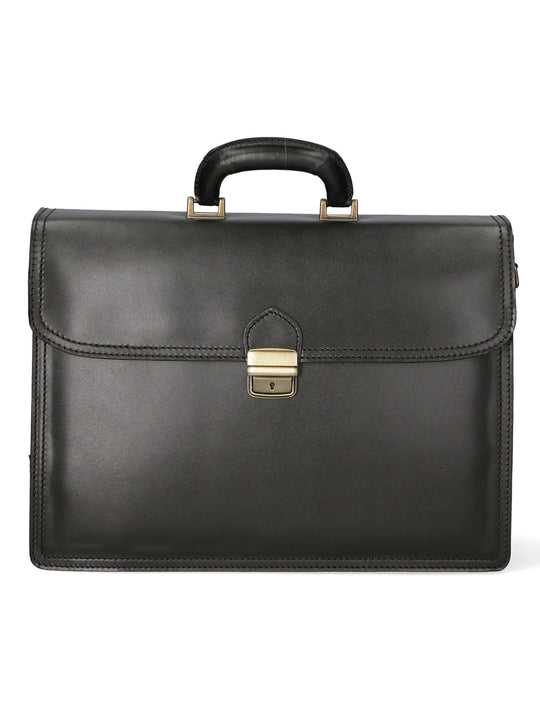 Borsa da lavoro da Uomo in Vera Pelle | Gave Lux | GLX22700223FBG-NERO