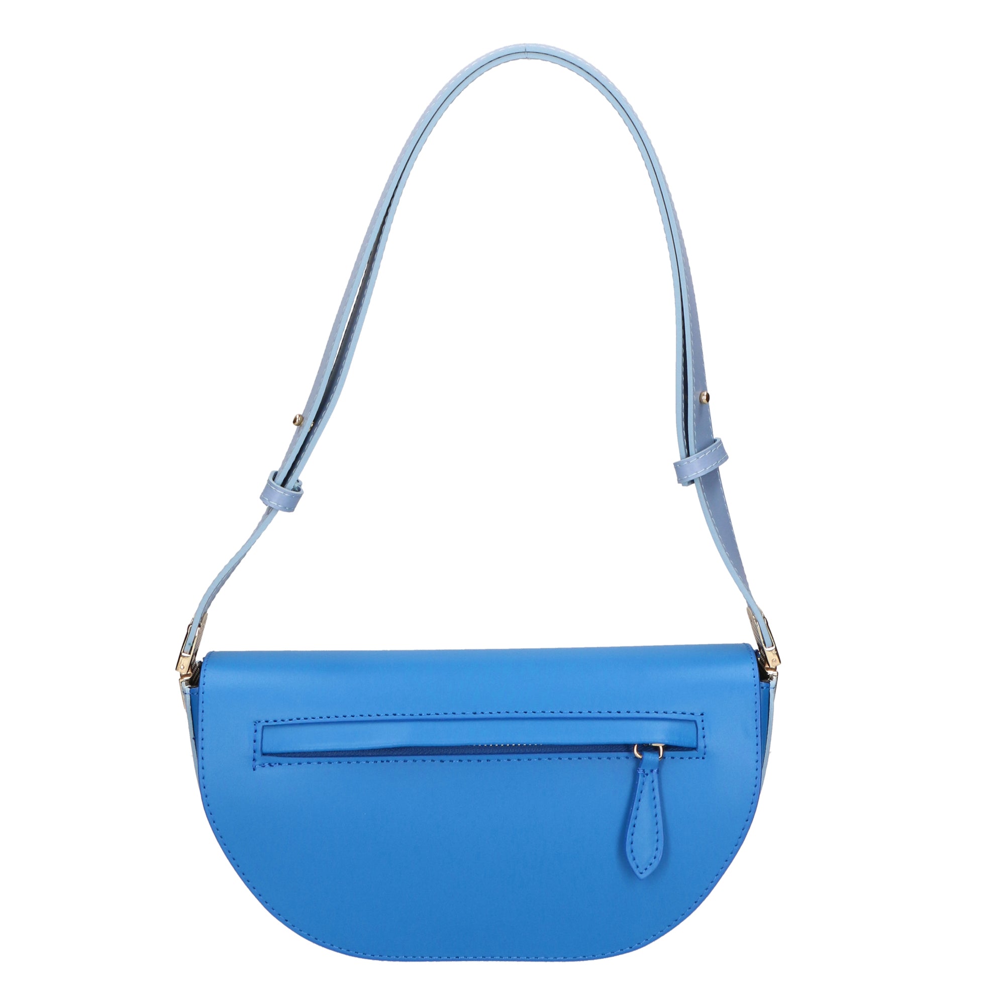 Borsa a tracolla da Donna in Vera Pelle | Gave Lux | GLX220630423FBG-L222_BLU_ASTER+L220