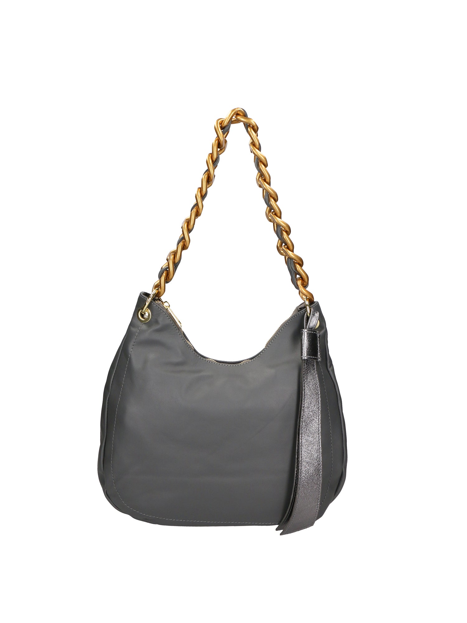 Borsa a spalla da Donna in Vera Pelle | Gave Lux | GLX220546223FBG-S41_CIELO_L020_FERRO