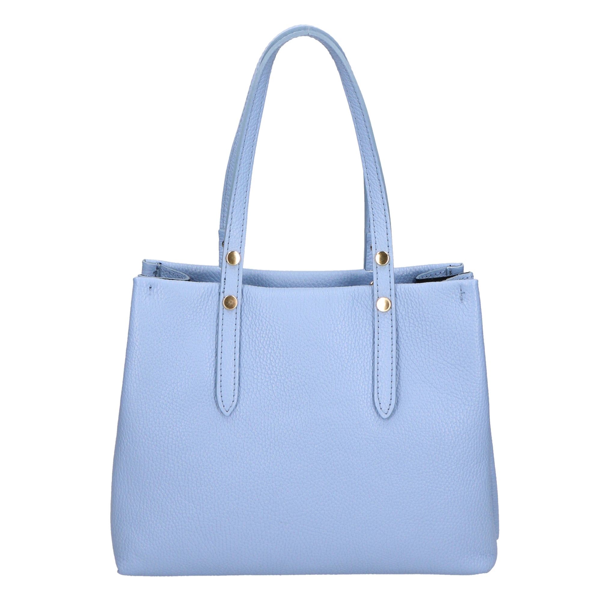 Borsa a spalla da Donna in Vera Pelle | Gave Lux | GLX220624523FBG-D220_AZZURRO
