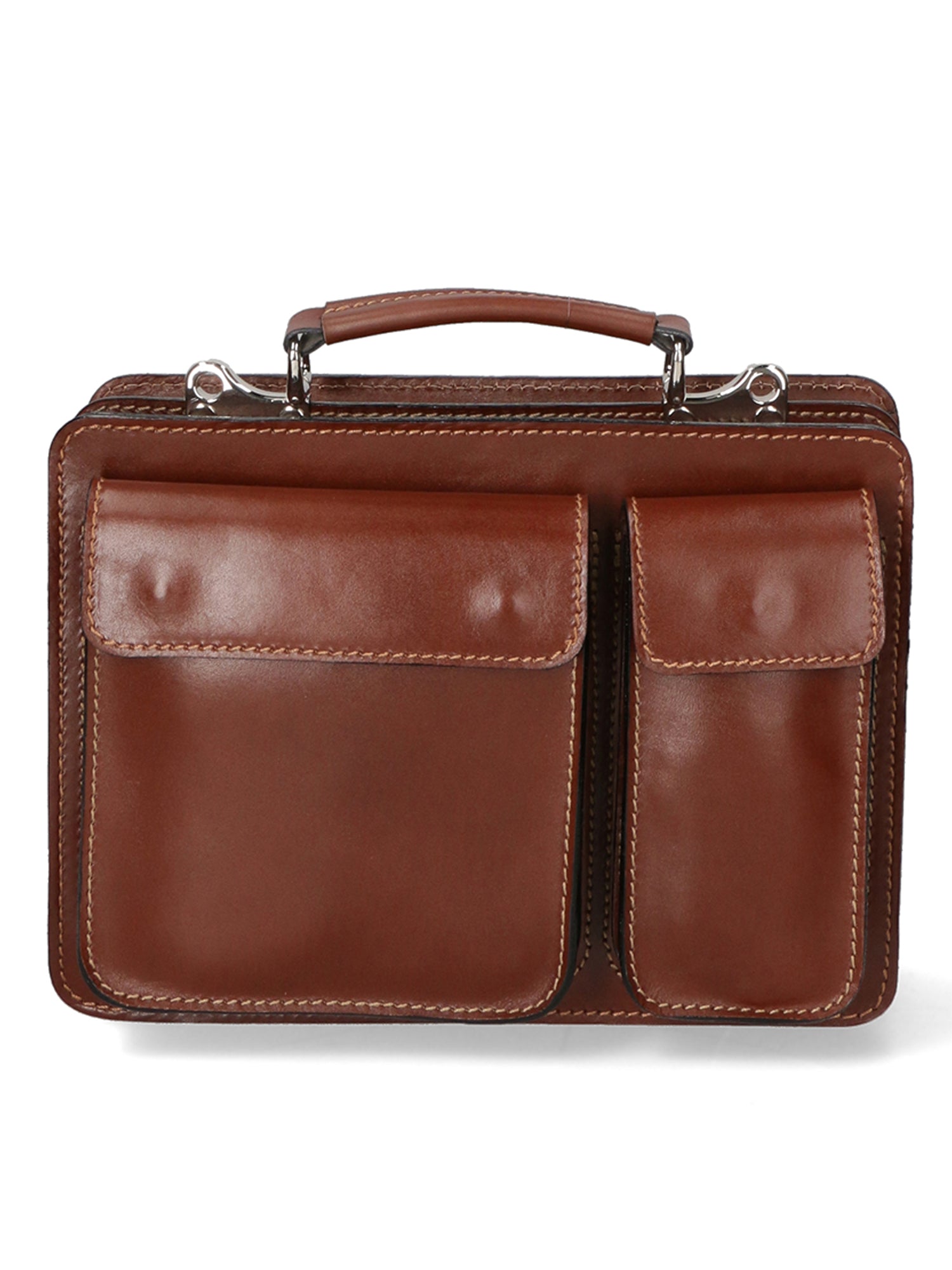 Borsa da lavoro Unisex in Vera Pelle | Gave Lux | GLX22700723FBG-MARRONE