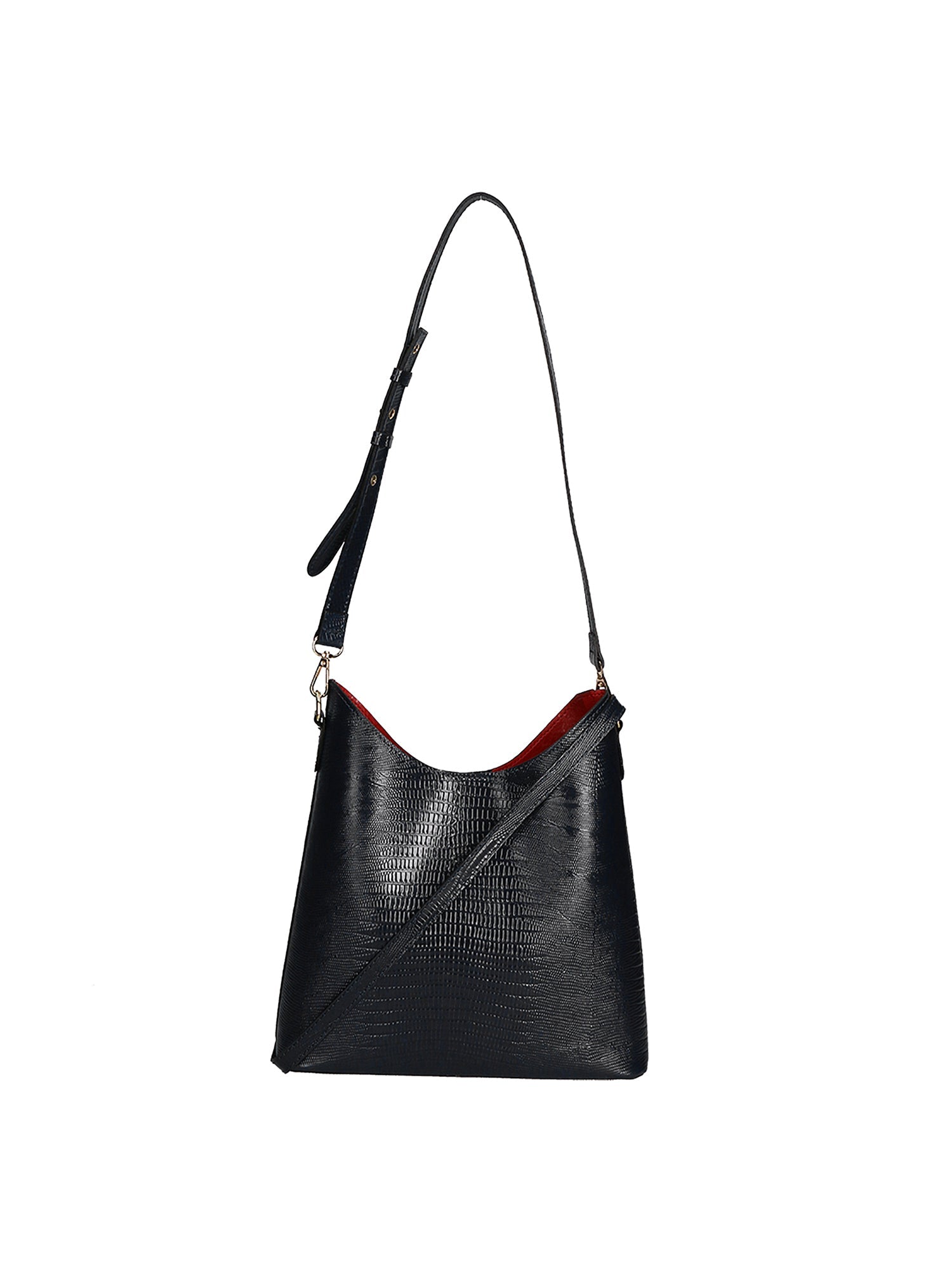 Borsa a spalla da Donna in Vera Pelle | Gave Lux | GLX220544223FBG-LU28_NERO