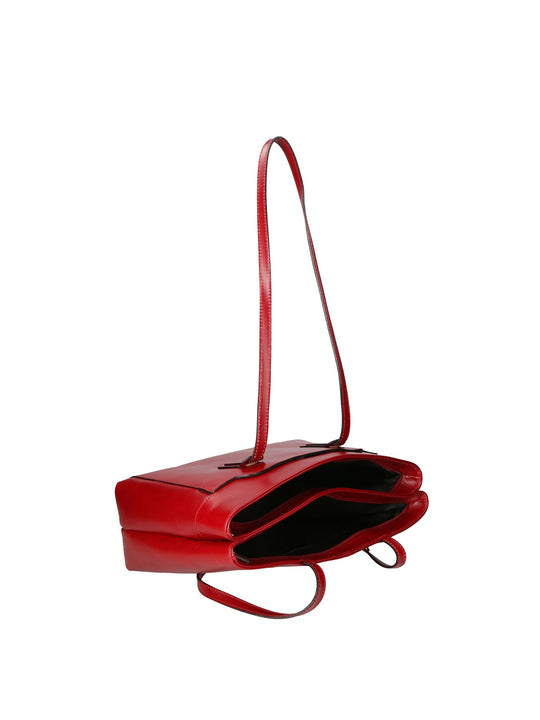 Flora Borsa a spalla da Donna in Vera Pelle