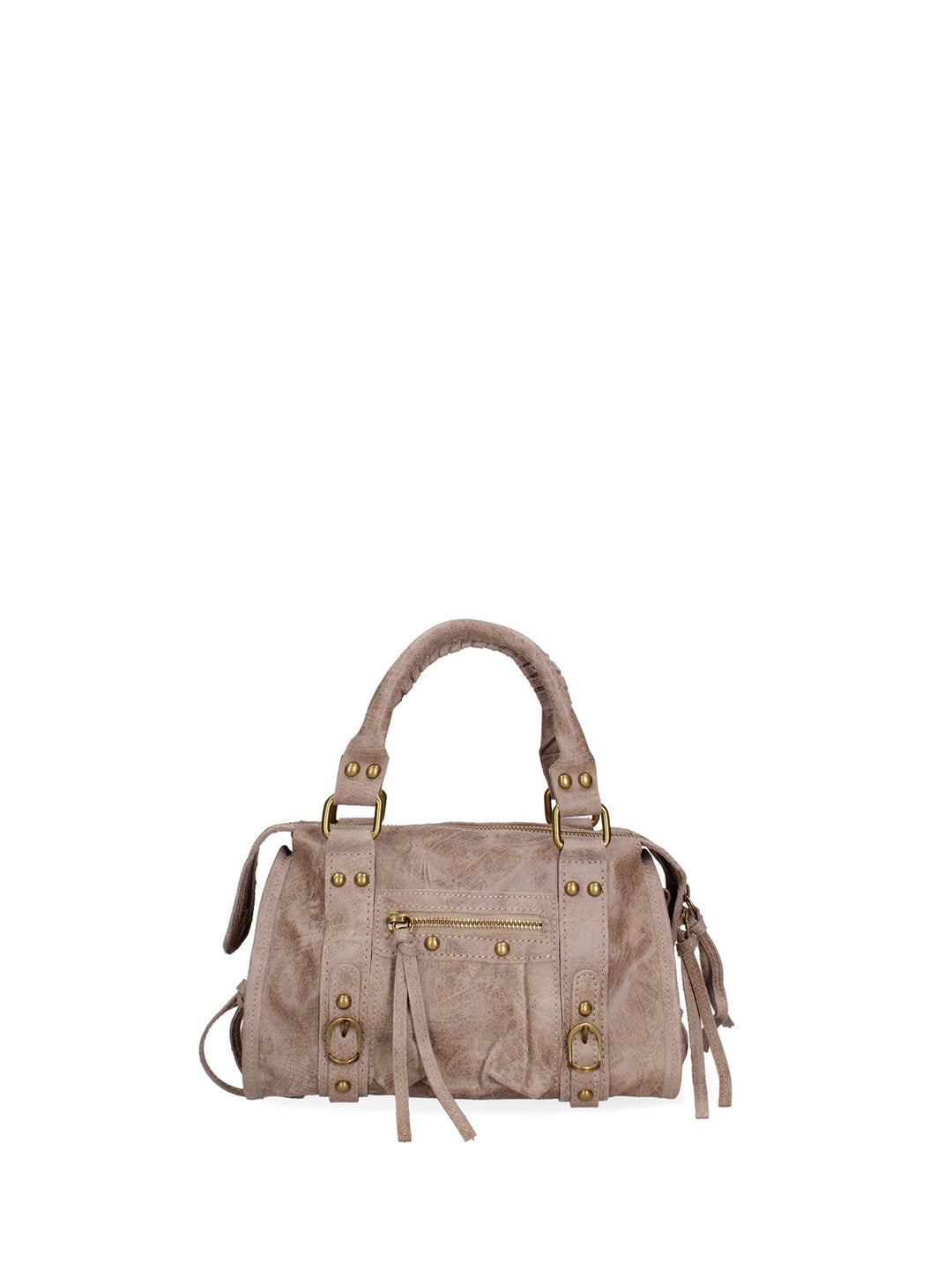Borsa a spalla da Donna In Vera pelle | Gave Lux | GLX220609123FBG-009_TAUPE_SCURO