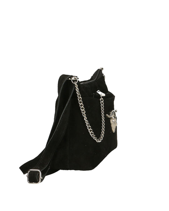 Damen-Umhängetasche aus echtem Leder