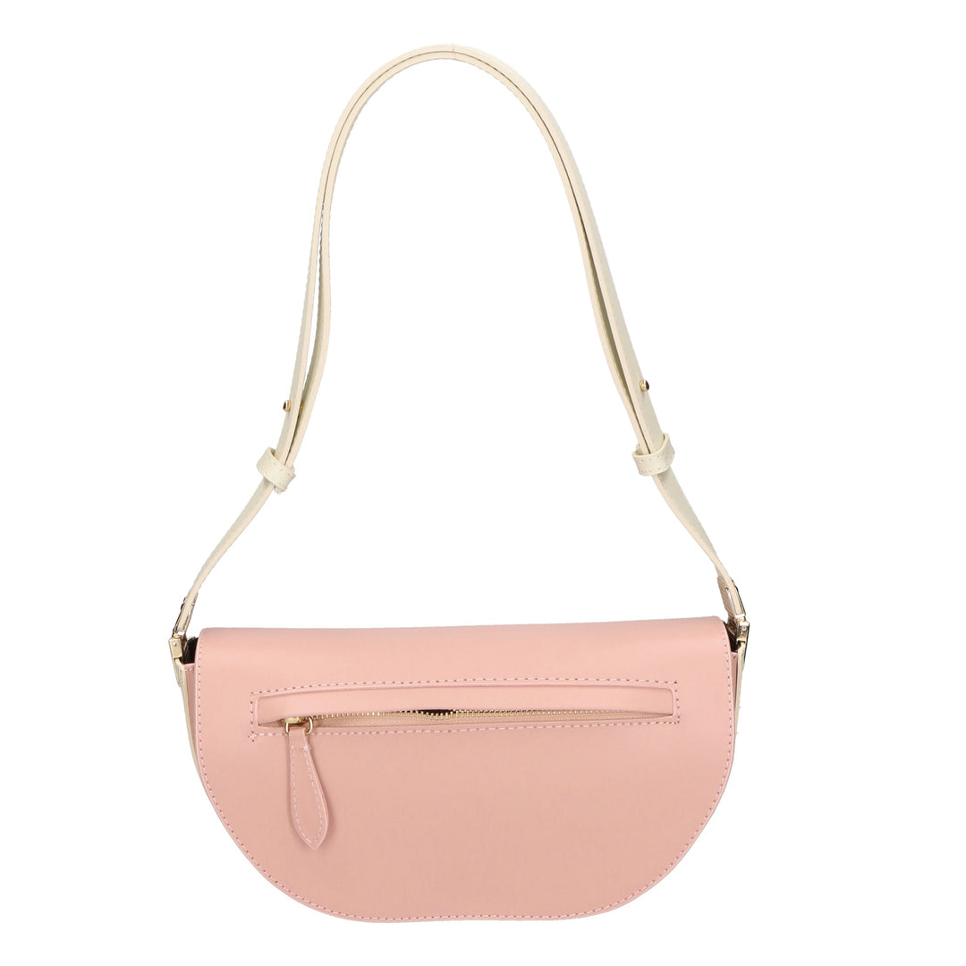 Borsa a tracolla da Donna in Vera Pelle | Gave Lux | GLX220630423FBG-L805_ROSA+L201