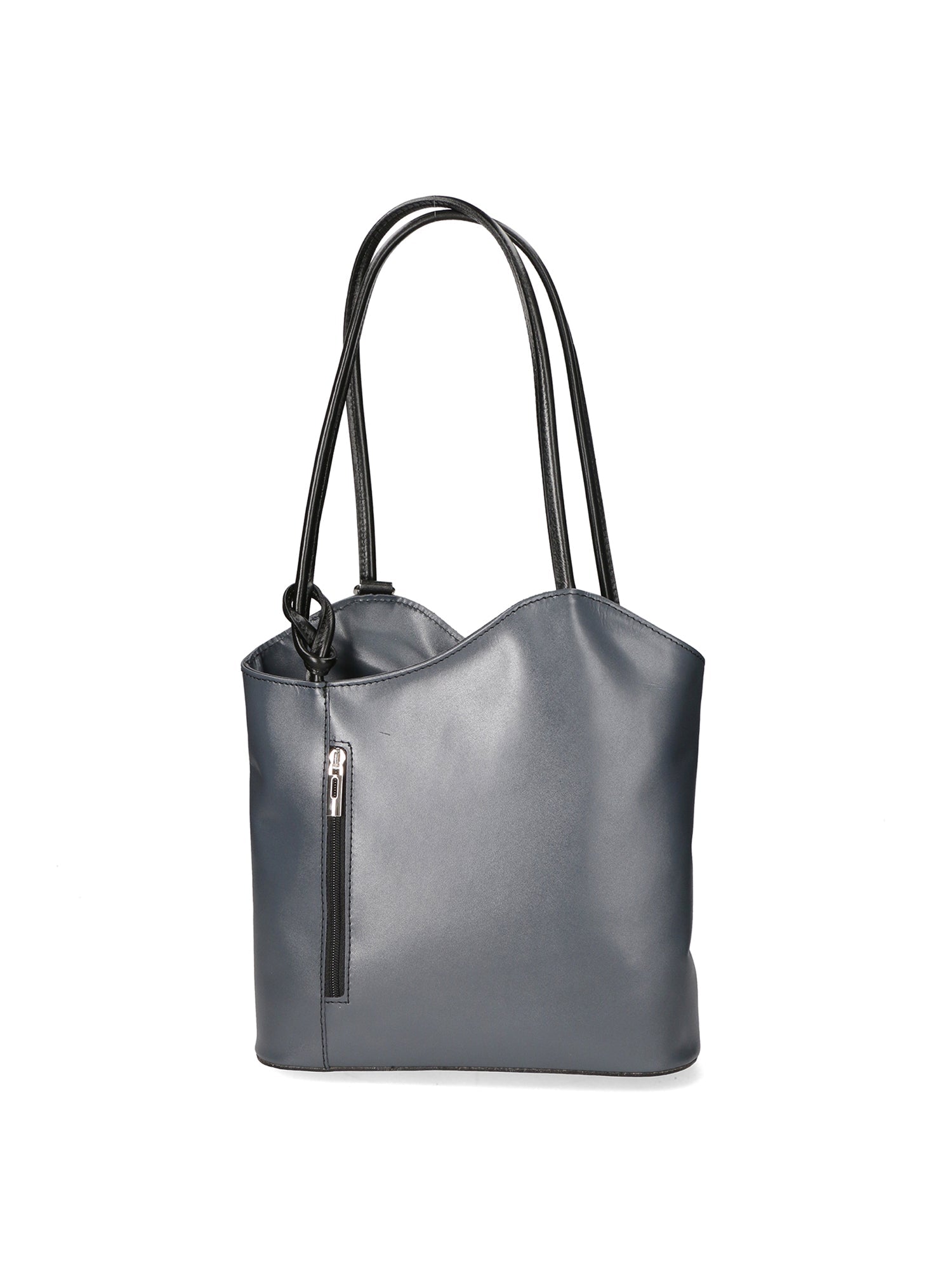 Borsa a spalla da Donna in Vera Pelle | Gave Lux | GLX22903923FBG-GRIGIO_NERO