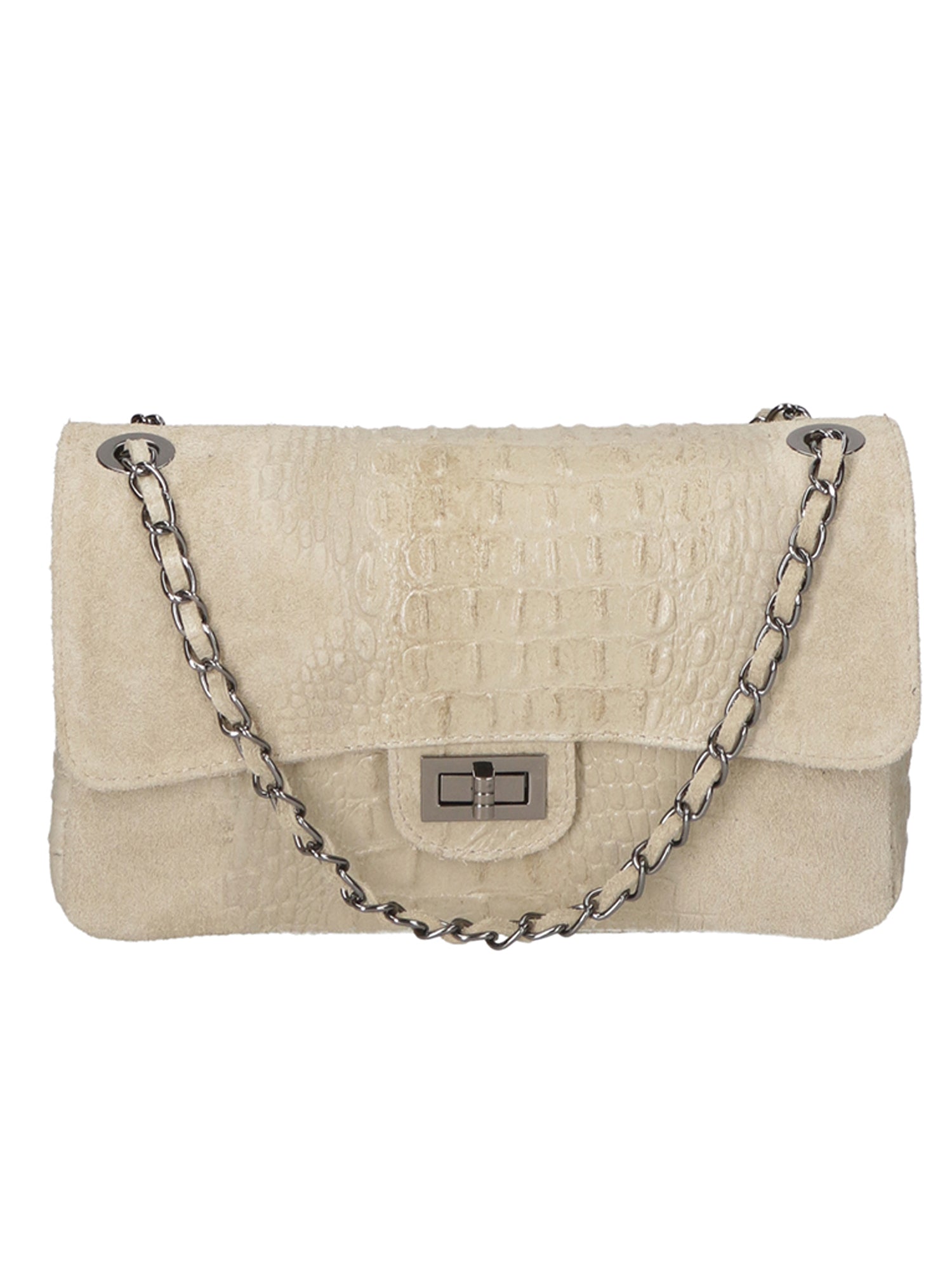 borsa a spalla da Donna in Vera Pelle | Gave Lux | GLX228004523FBG-TAUPE