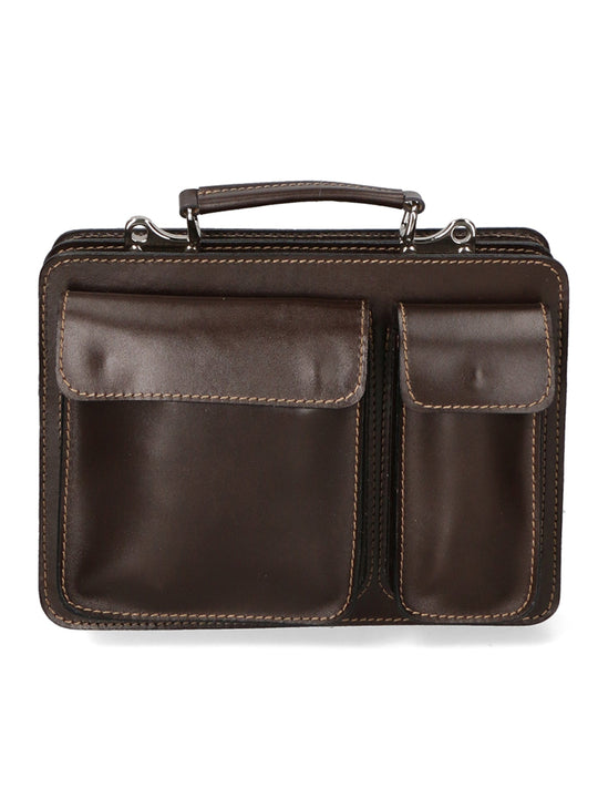 Borsa da lavoro Unisex in Vera Pelle | Gave Lux | GLX22700723FBG-T.MORO