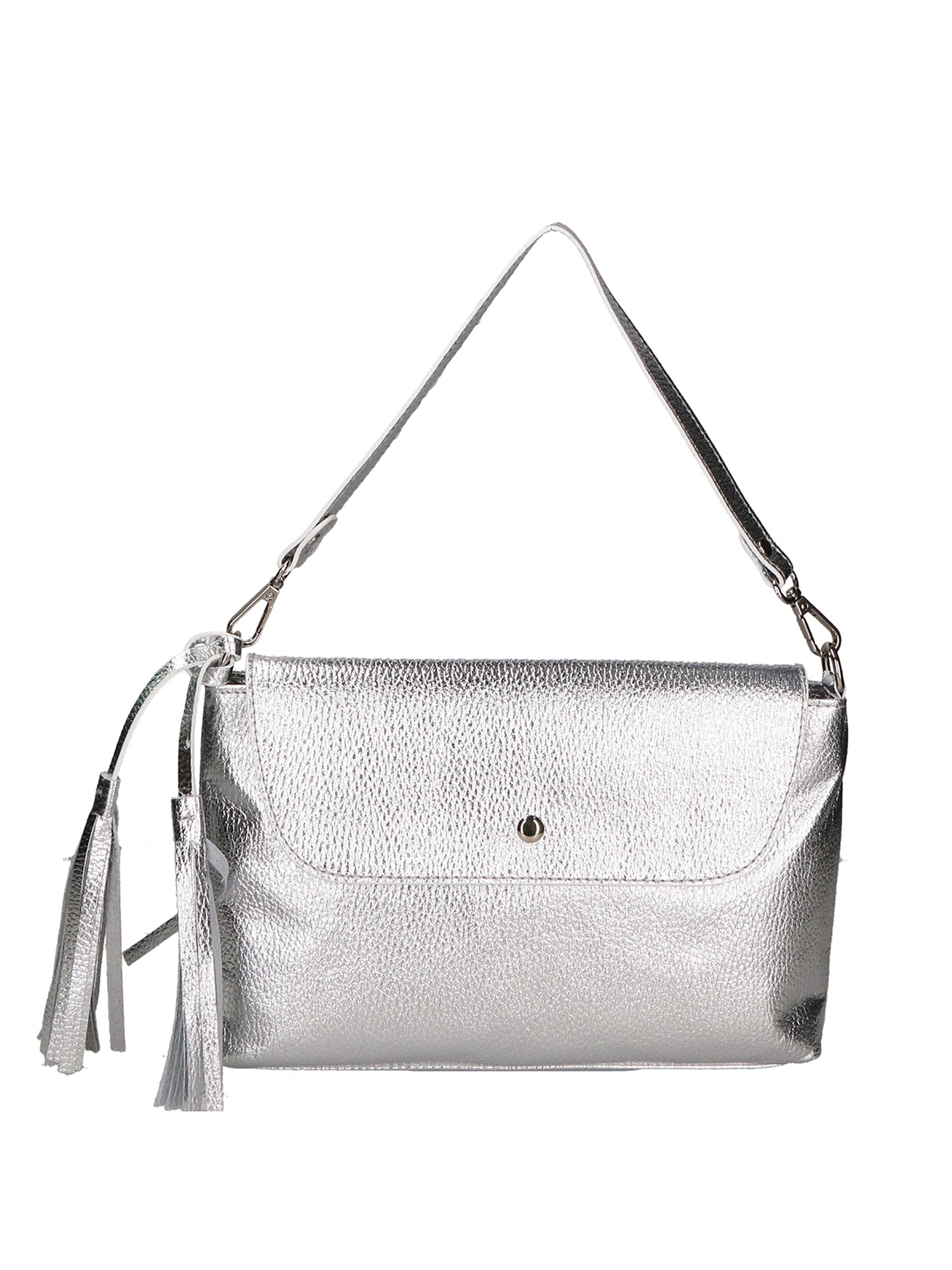 Pochette da Donna in Vera Pelle | Gave Lux | GLX220592323FBG-DL1_ARGENTO
