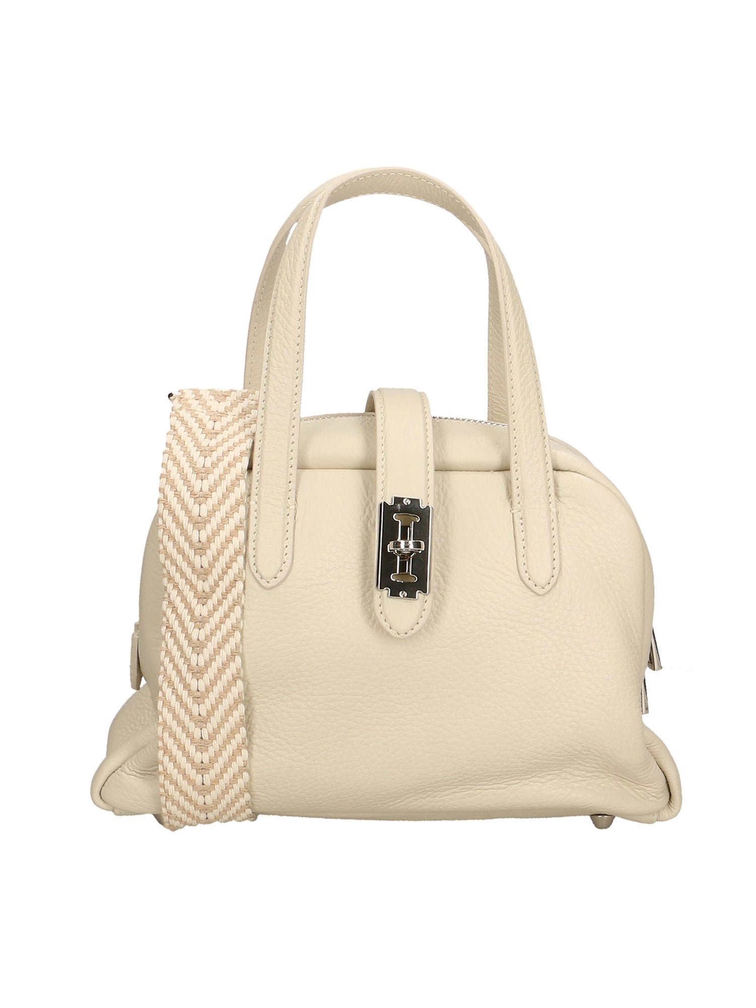 Borsa a mano da Donna in Vera Pelle | Gave Lux | GLX220166923FBG-D37_LATTE_MILK