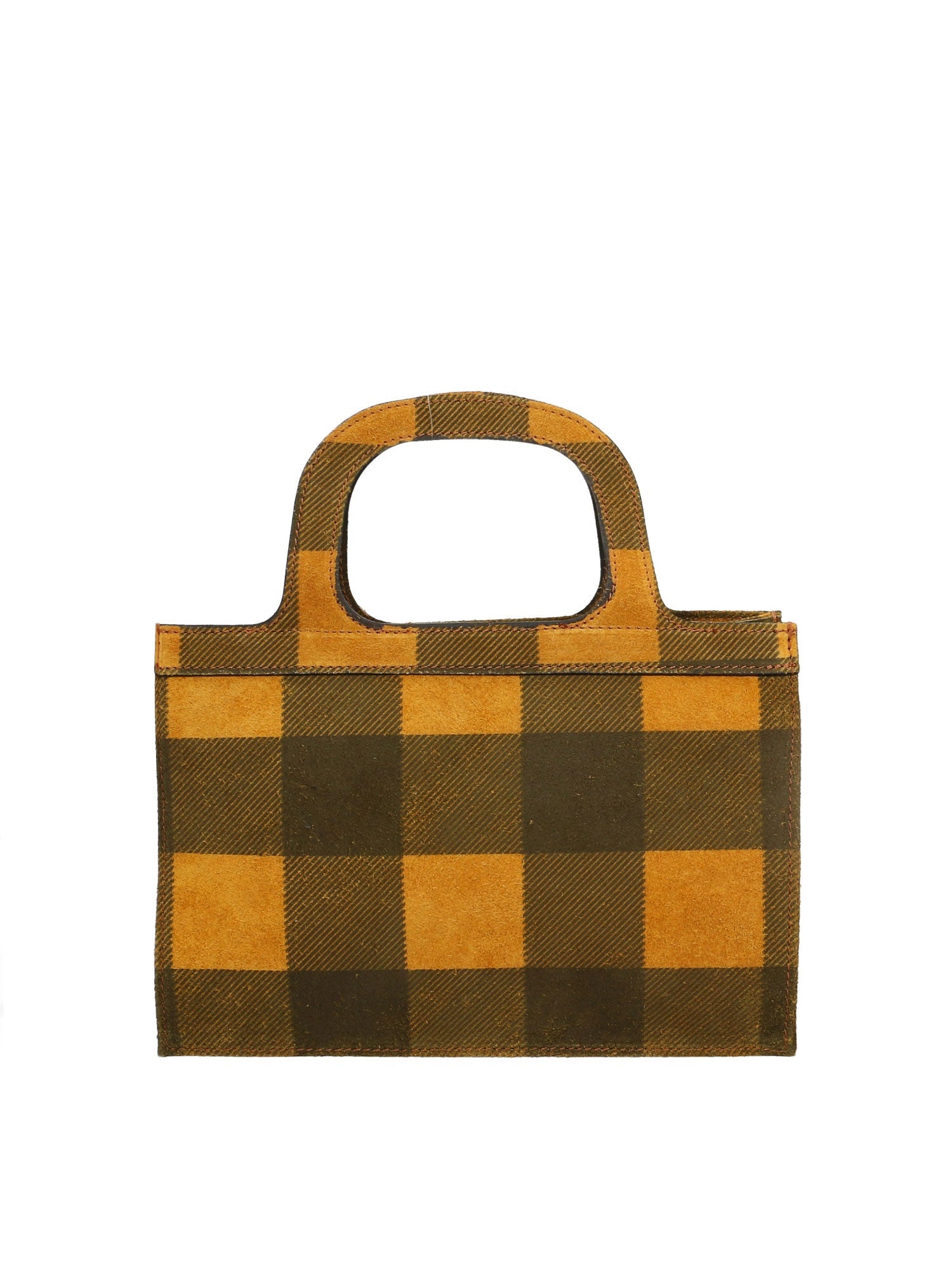 Borsa a mano da donna In Vera pelle | Gave Lux | GLX220066023FBG-047_SENAPE