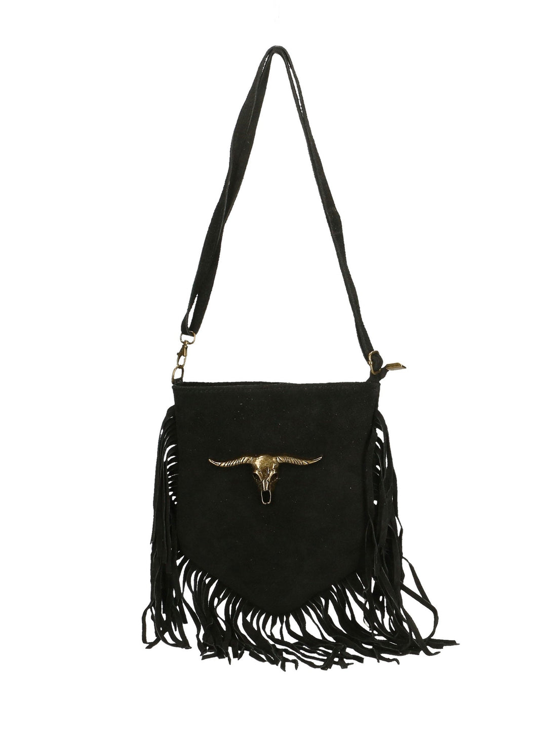Borsa a tracolla da donna In Vera pelle | Gave Lux | GLX22151823FBG-NERO