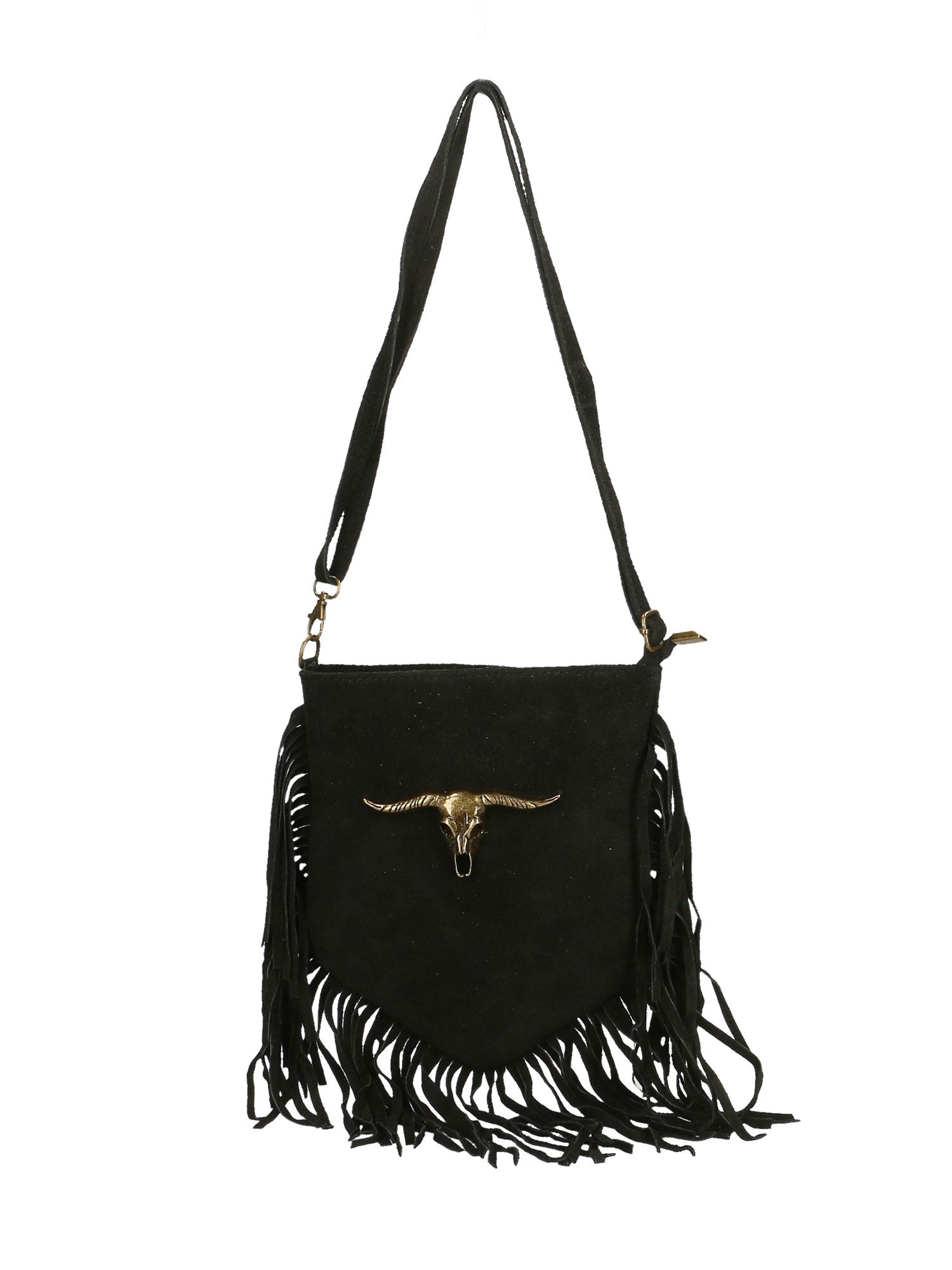 Borsa a tracolla da donna In Vera pelle | Gave Lux | GLX22151823FBG-NERO