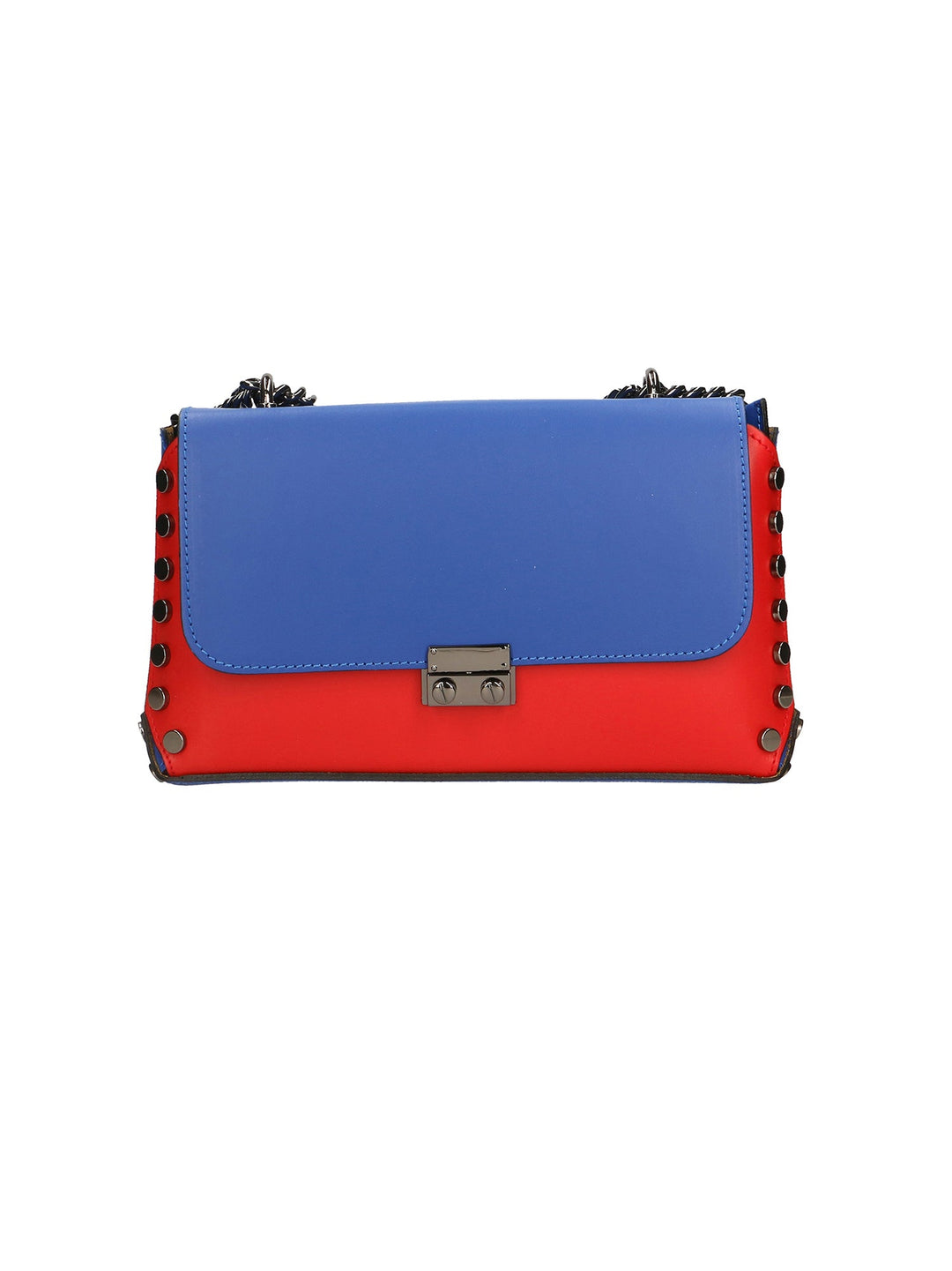 Borsa a tracolla da donna In Vera pelle | gave lux | GLX22864123FBG-ROSSO+BLU