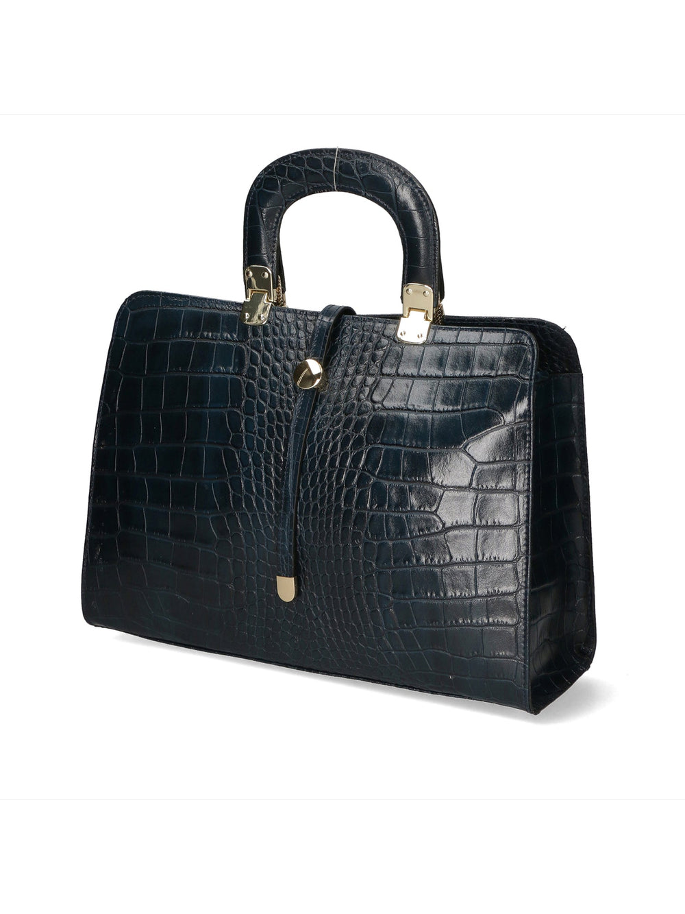 Celeste Borsa a mano da Donna in Vera Pelle