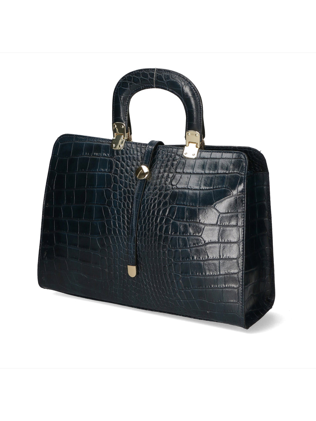 Celeste Borsa a mano da Donna in Vera Pelle