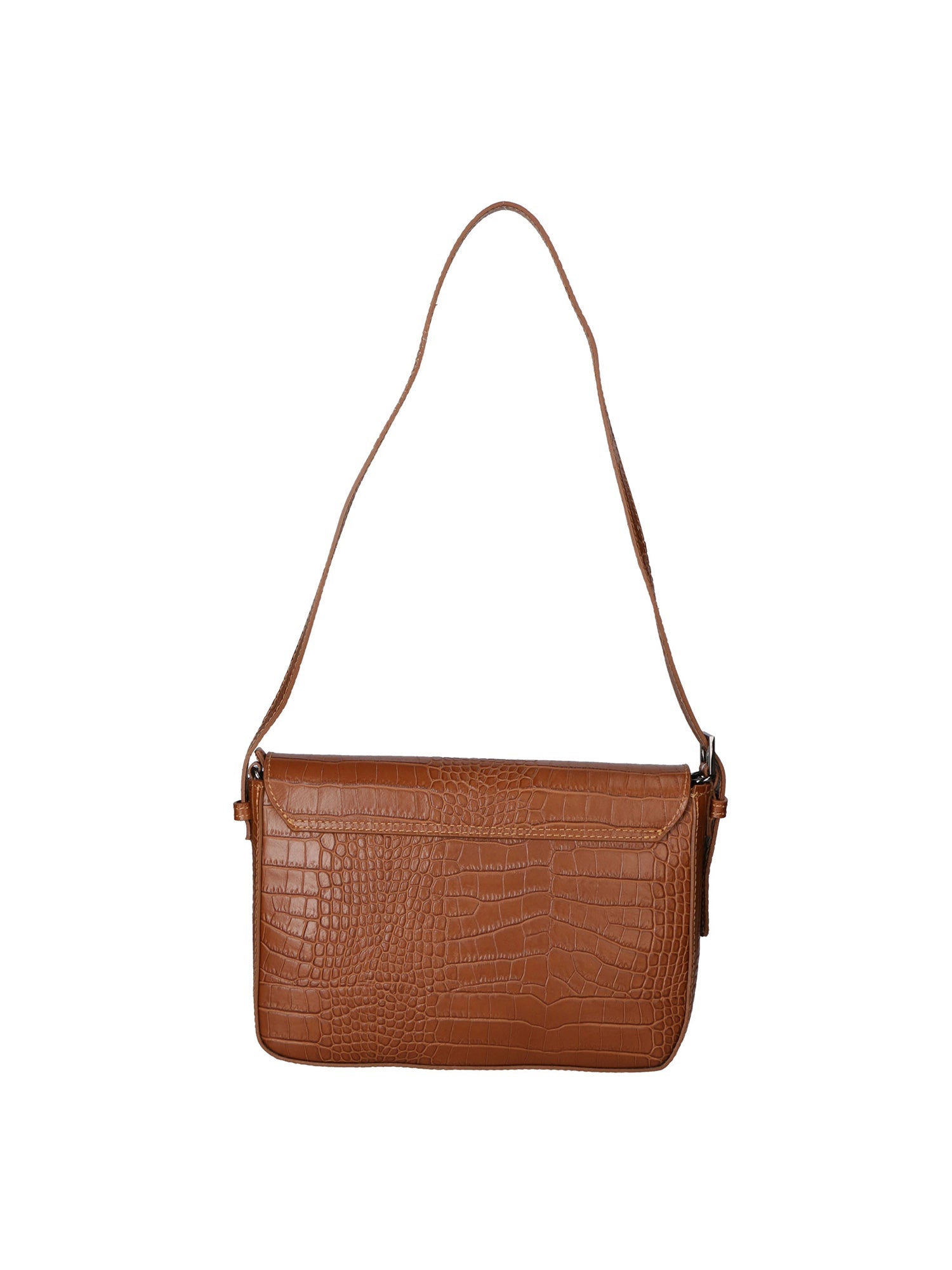 Borsa a spalla da Donna in Vera Pelle | Gave Lux | GLX220569923FBG-C17_CUOIO_COGNAC