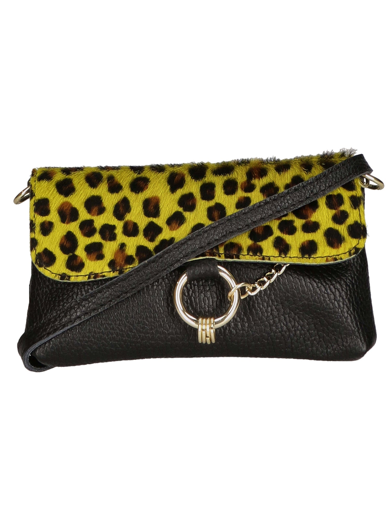 Pochette da Donna in Vera Pelle | Gave Lux | GLX220476023FBG-LEO_P_GIALLO