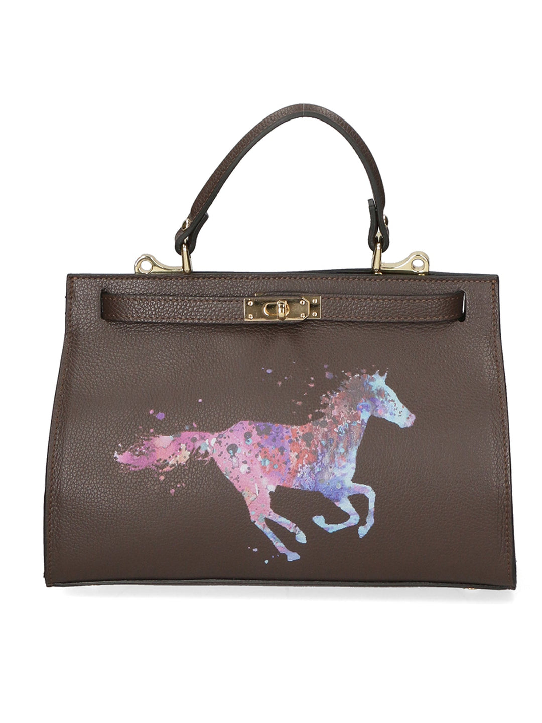 Borsa a mano da Donna in Vera Pelle | Gave Lux | GLX220426323FBG-D23_T.MORO_DARK_BROWN
