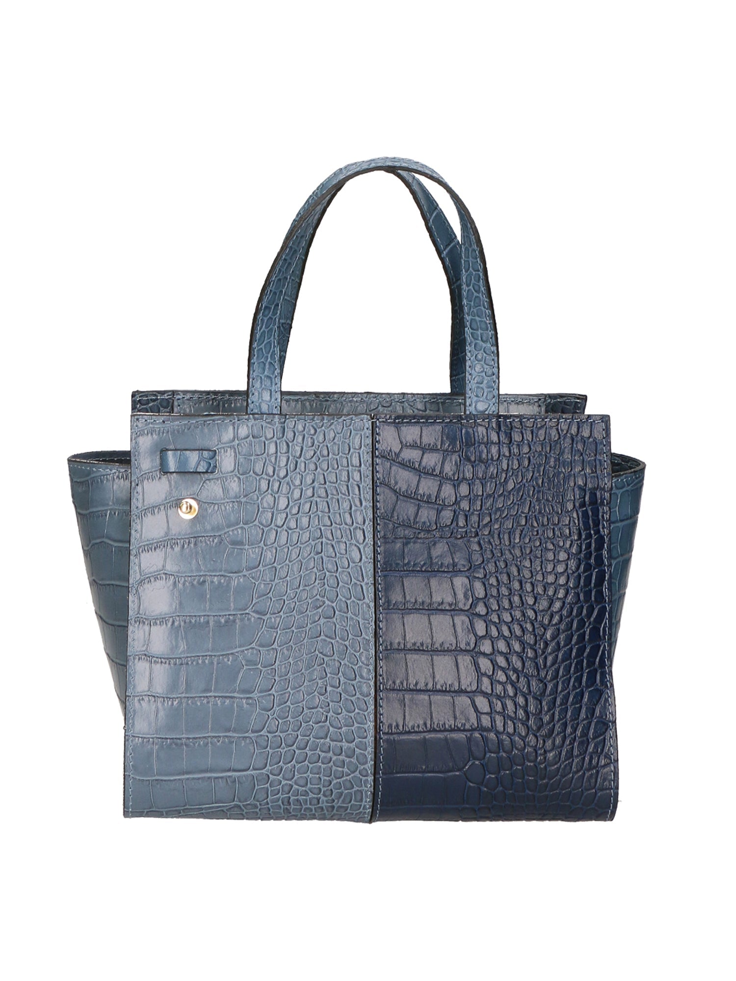 Borsa a mano da Donna in Vera Pelle | Gave Lux | GLX220543523FBG-C41_CARTA_ZUCCHERO_C26_BLU_SCURO