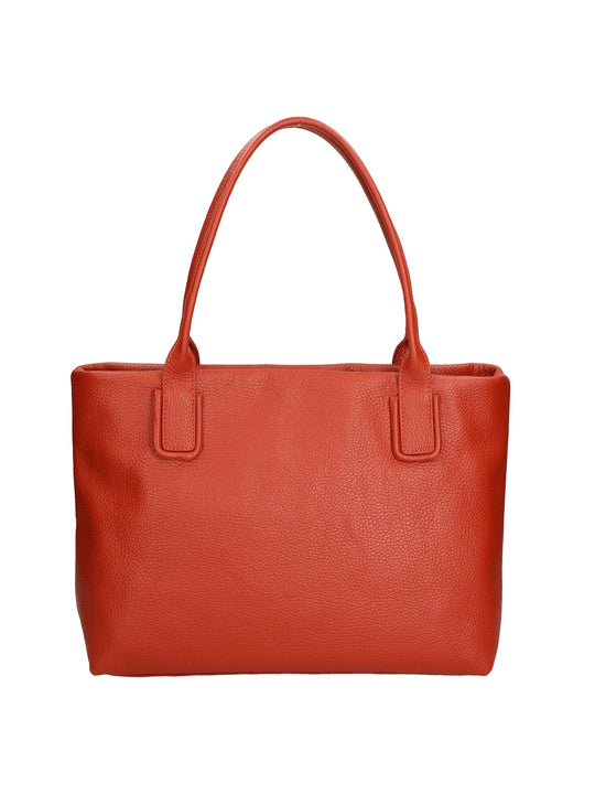Borsa a spalla da Donna in Vera Pelle | Gave Lux | GLX220650623FBG-D61_MATTONE