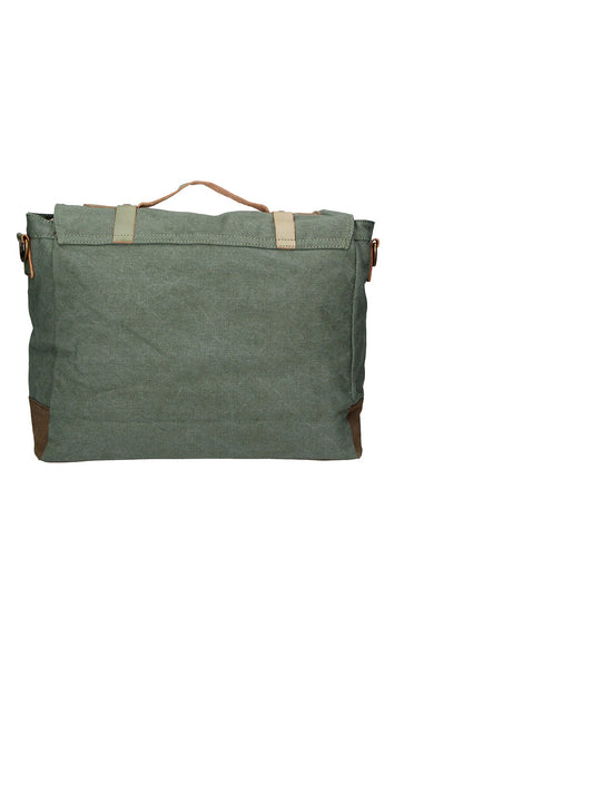 Minerva Borsa a mano unisex in Canvas e pelle