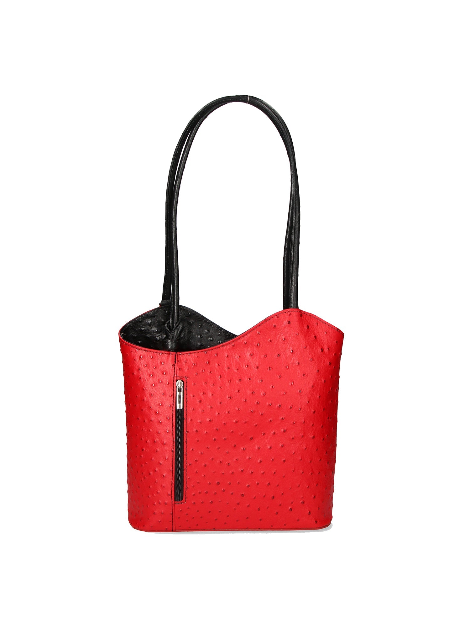 Zaino da Donna in Vera Pelle | Gave Lux | GLX22300523FBG-12_ROSSO_SCURO_20_NERO