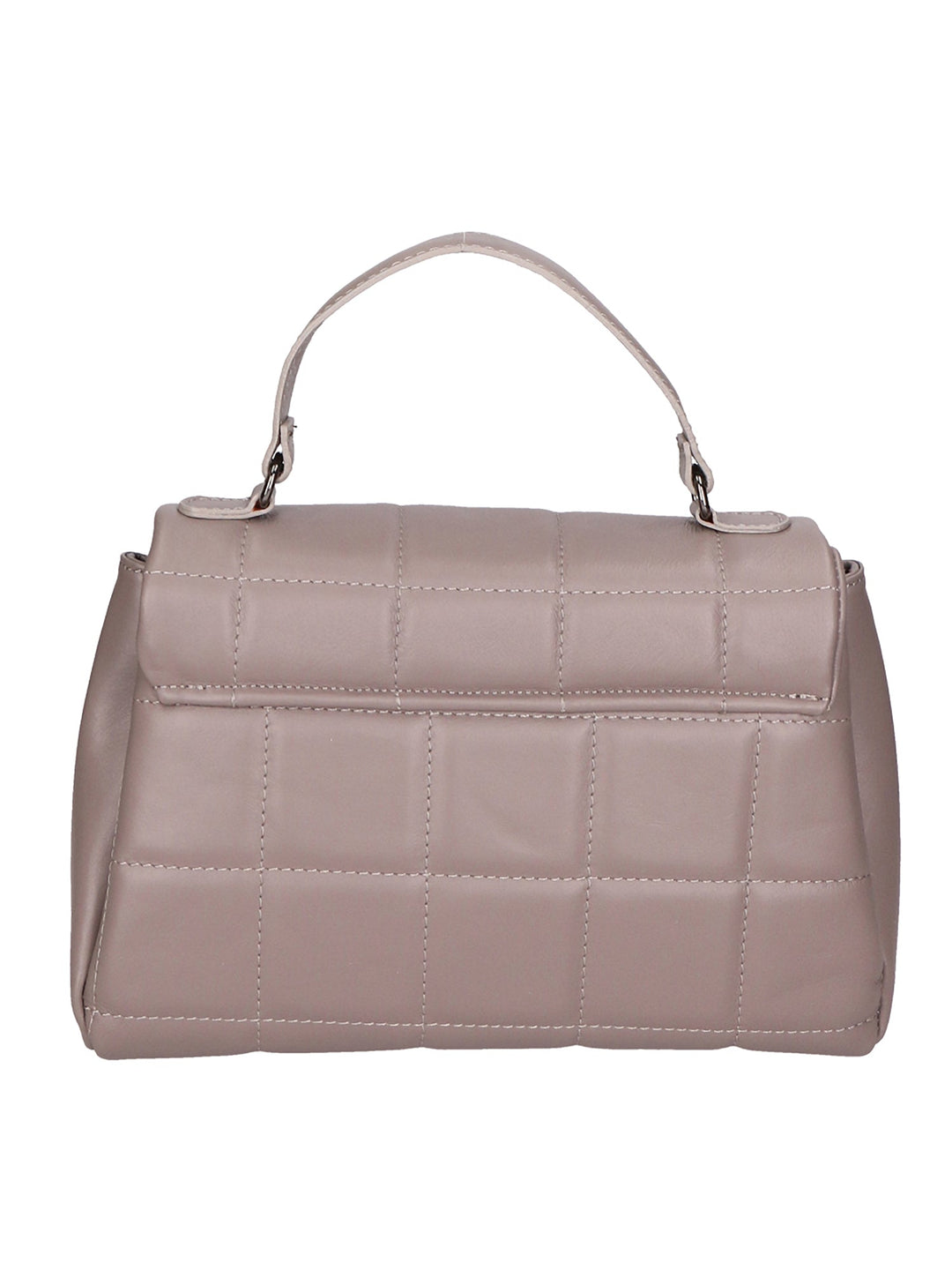 Lila Damenhandtasche aus echtem Leder