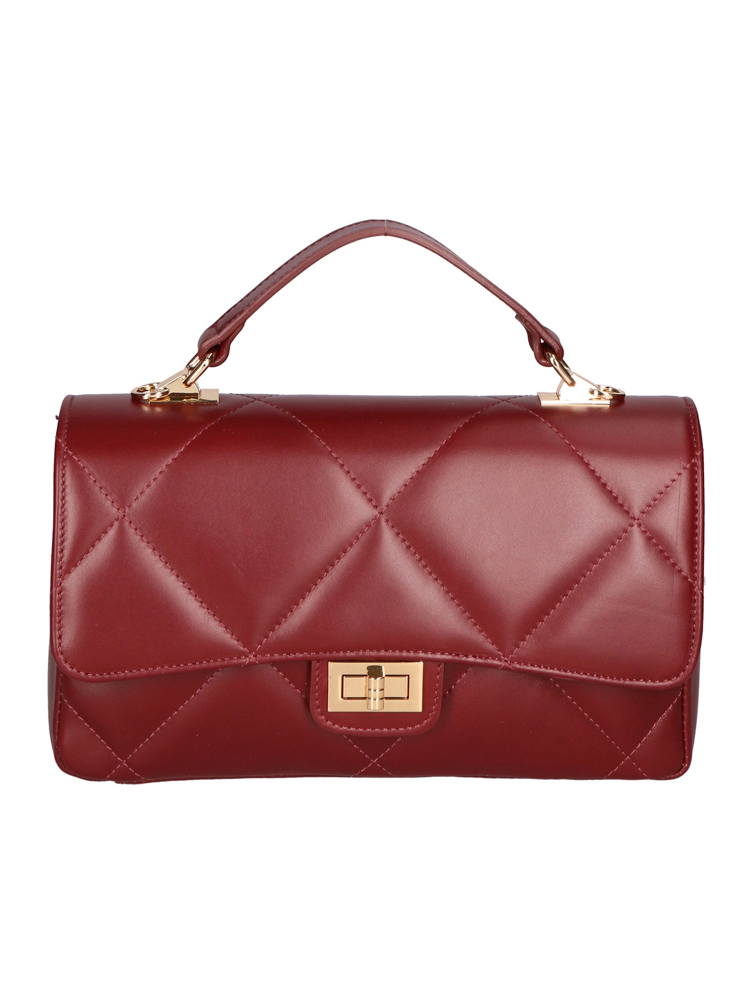 Borsa a spalla da Donna in Vera Pelle | gave lux | GLX220687923FBG-S10_RUBINO