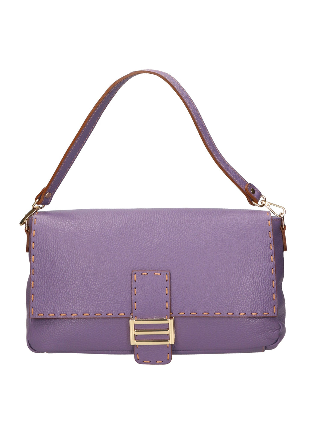 borsa a spalla da Donna in Vera Pelle | gave lux | GLX220686823FBG-D87_VIOLET