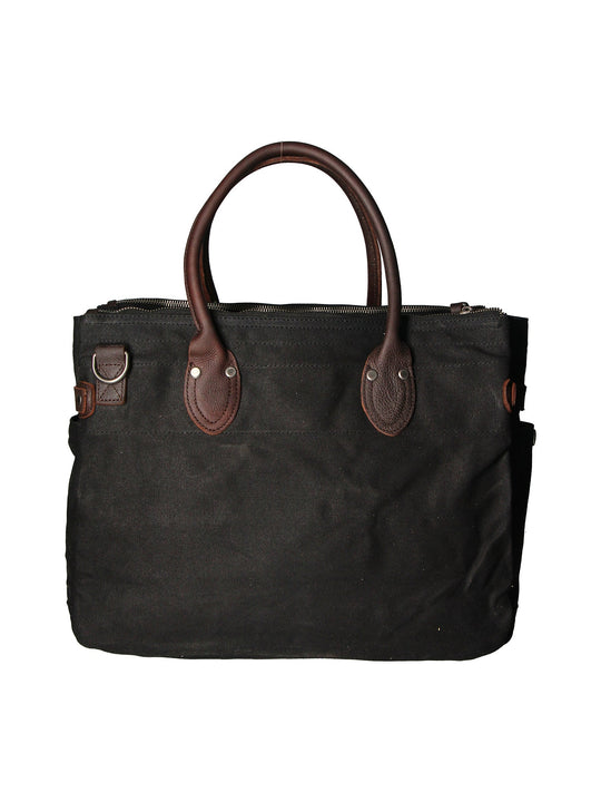 Melissa Unisex-Schultertasche aus Canvas und Leder