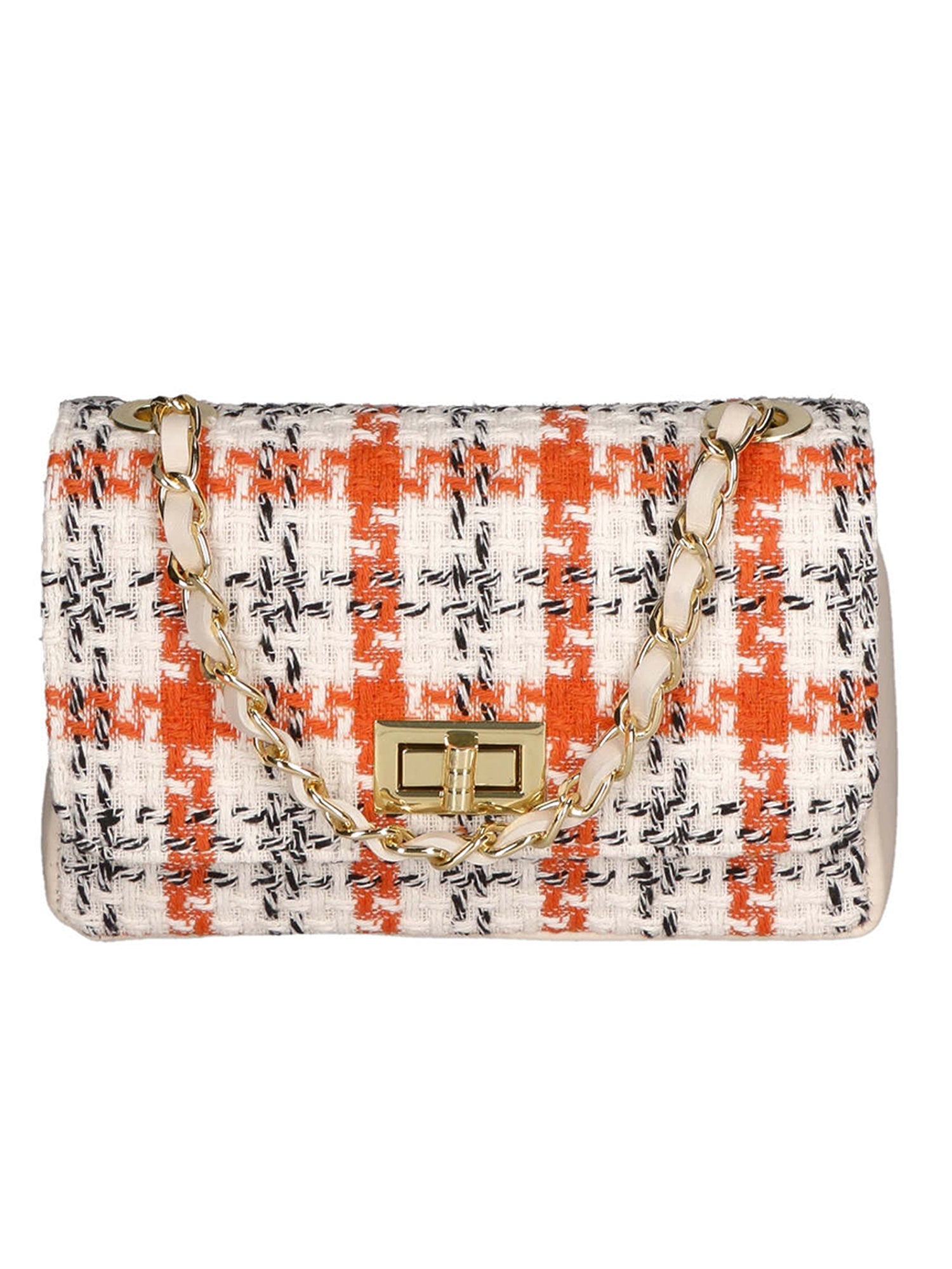 Borsa a spalla da Donna in Cotone | Gave Lux | GLX220501523FBG-ARANCIONE_