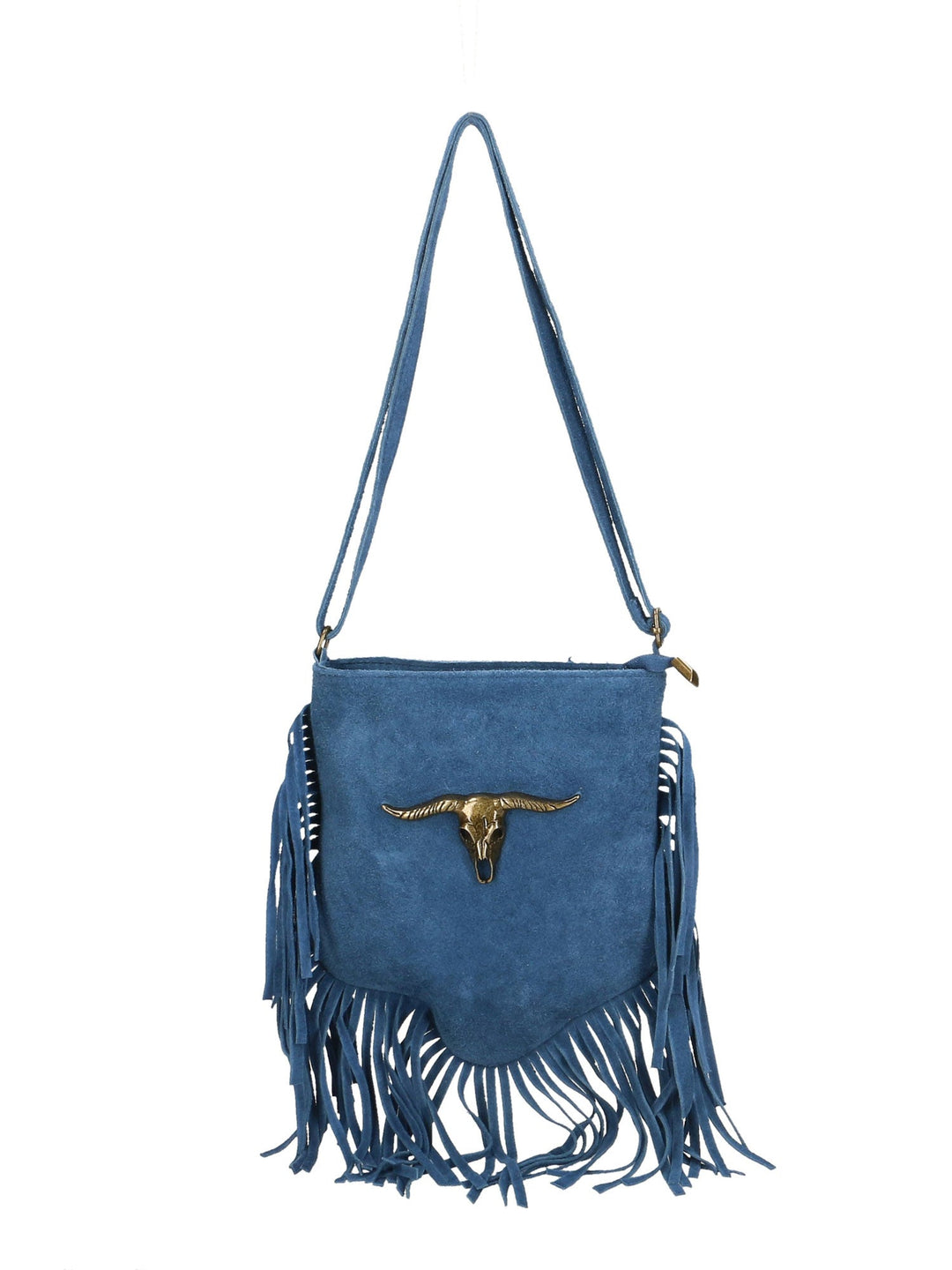 Borsa a tracolla da donna In Vera pelle | Gave Lux | GLX22151823FBG-BLU