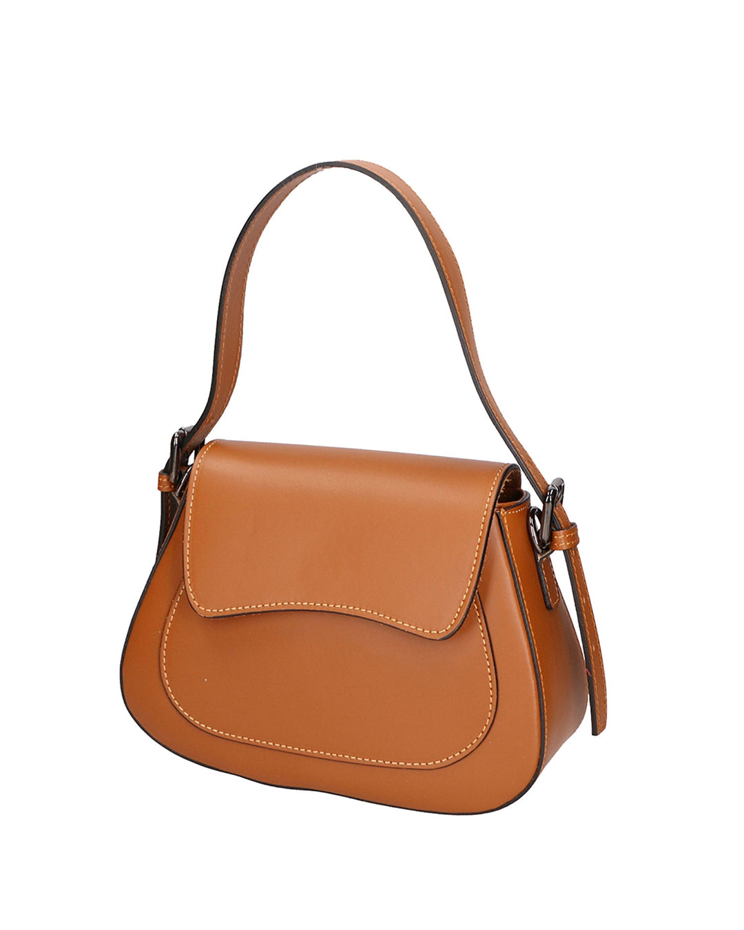Borsa a mano da Donna in Vera Pelle | Gave Lux | GLX220652323FBG-L128_CAMEL
