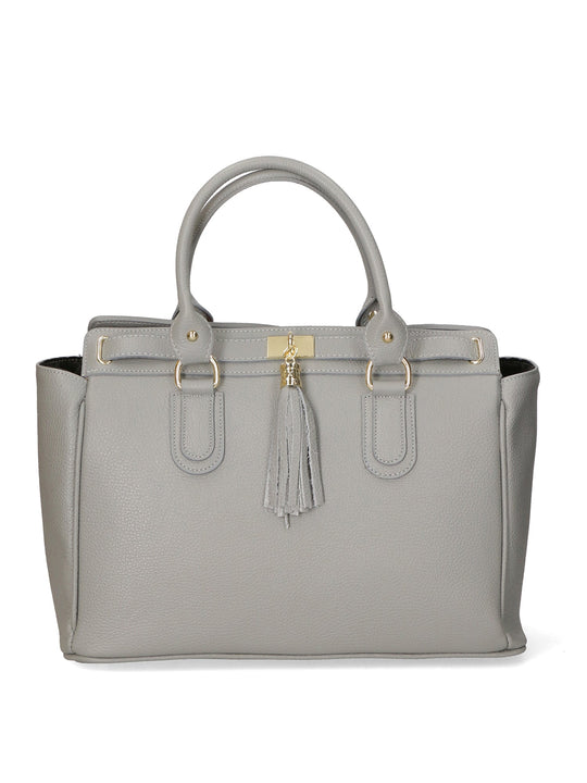 borsa a mano da Donna in Vera Pelle | Gave Lux | GLX228004823FBG-D16_GRIGIO_GREY