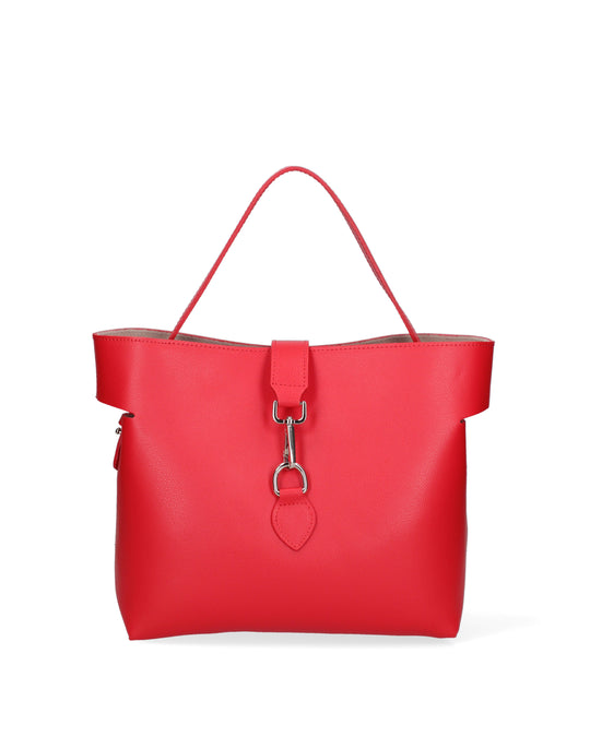 Borsa a mano da donna In Vera pelle | Gave Lux | GLX220737923FBG-PL58_ROSSO_FUOCO