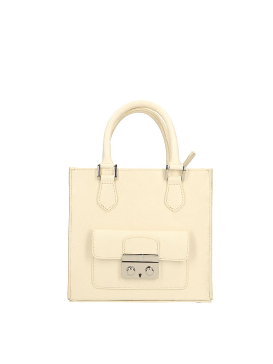 Borsa a mano da donna In Vera pelle | Gave Lux | GLX22865523FBG-BEIGE
