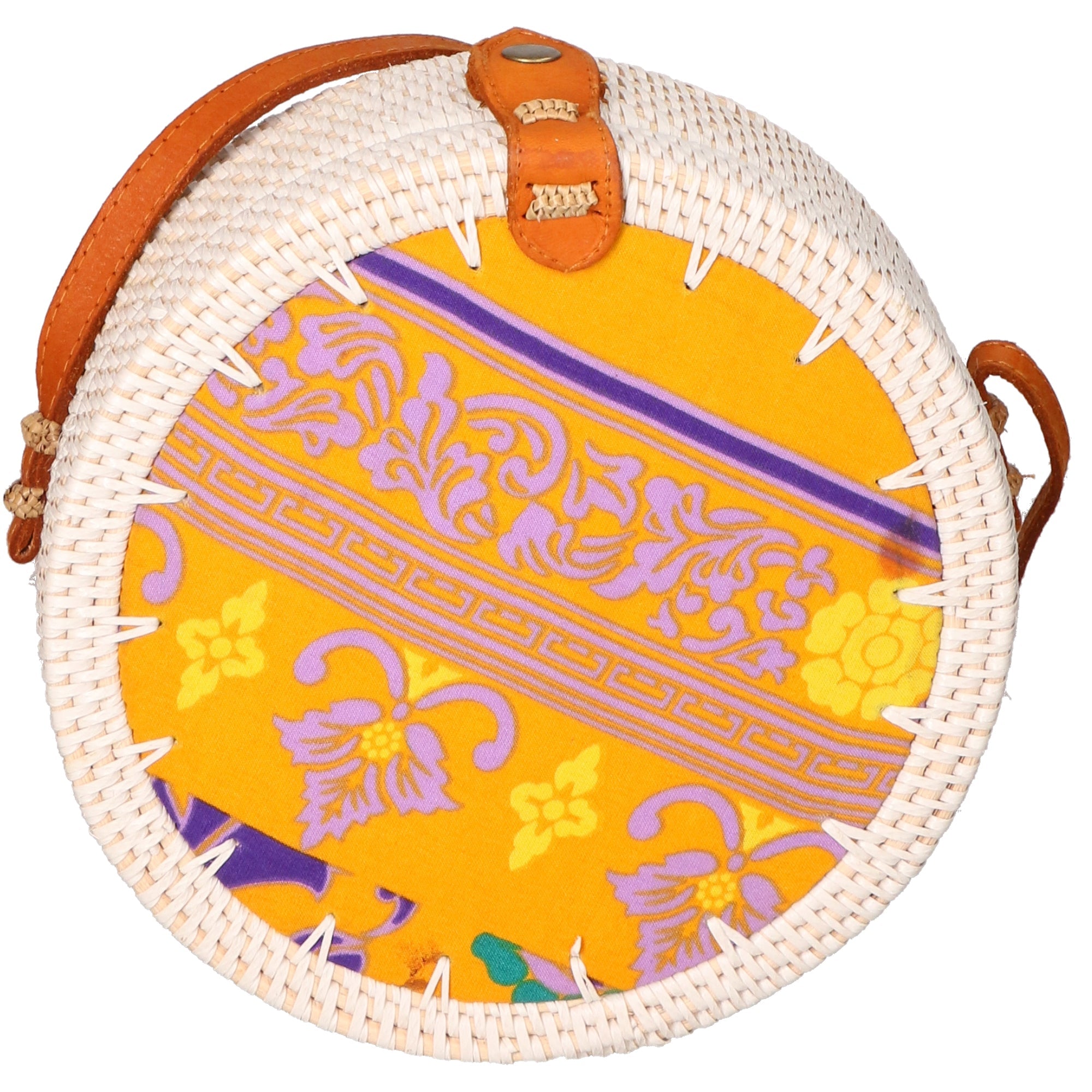 Borsa a tracolla da Donna in Paglia Intrecciata a mano | Gave Lux | GLX228812023FBG-ELSA