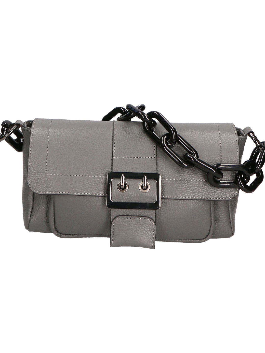 Borsa a spalla da Donna in Vera Pelle | Gave Lux | GLX220547723FBG-D27_CENERE