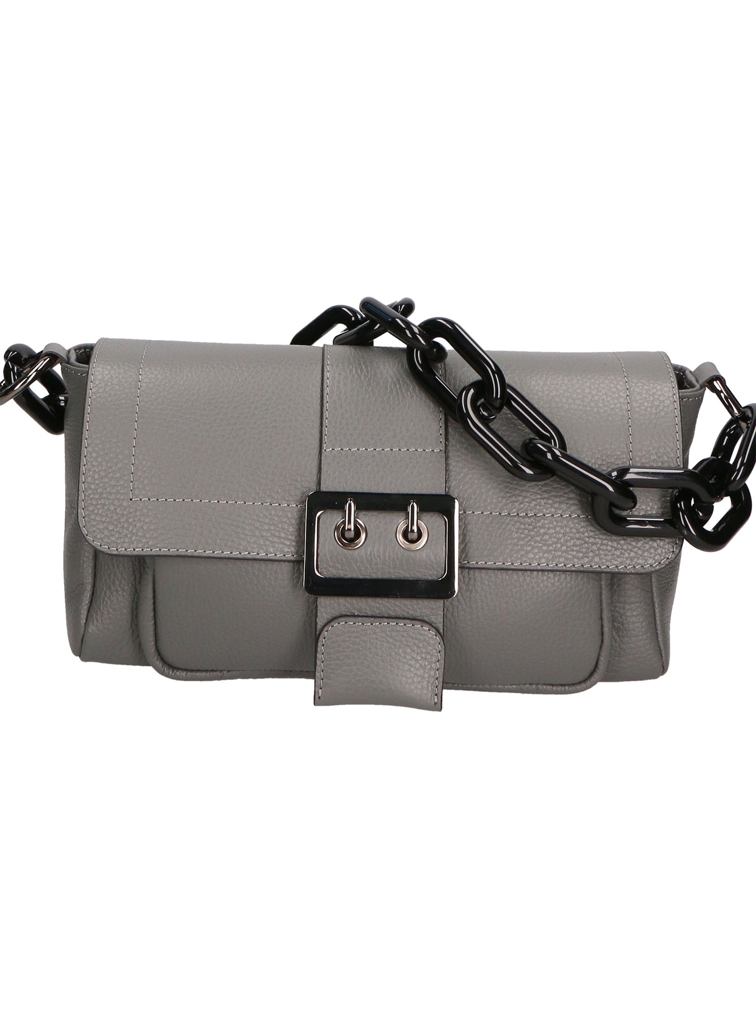 Borsa a spalla da Donna in Vera Pelle | Gave Lux | GLX220547723FBG-D27_CENERE