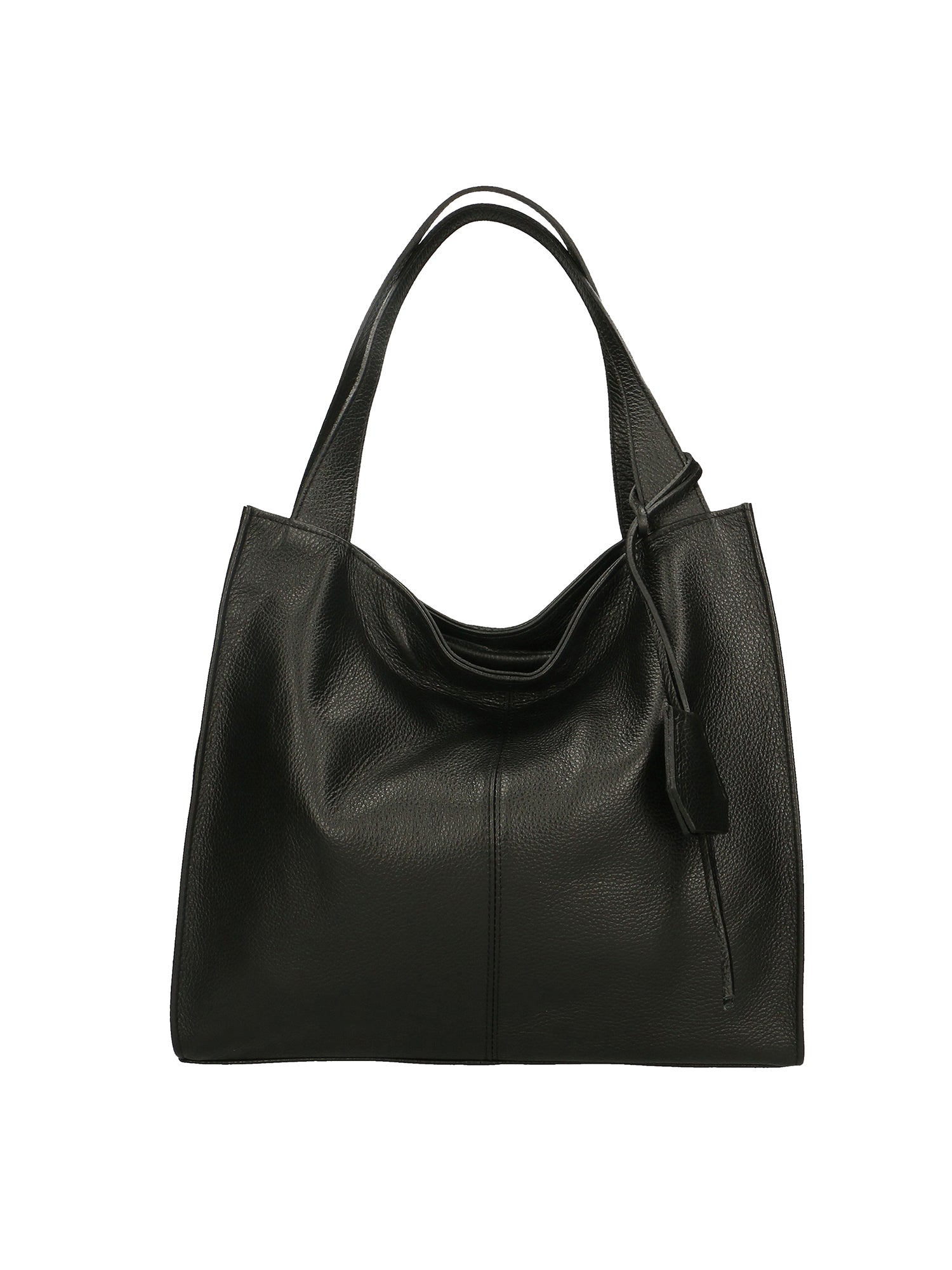 borsa a spalla da Donna in Vera Pelle | Gave Lux | GLX22331123FBG-D28_NERO_BLACK