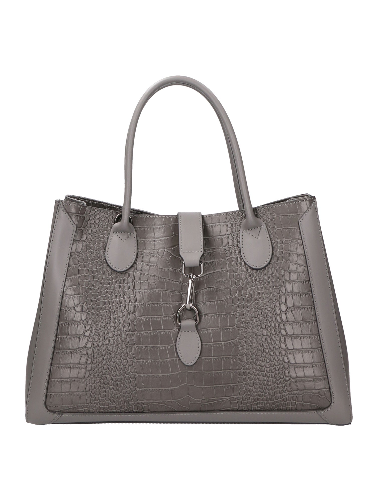 Borsa a mano da Donna in Vera Pelle | Gave Lux | GLX220569823FBG-C27_GRIGIO_SCURO