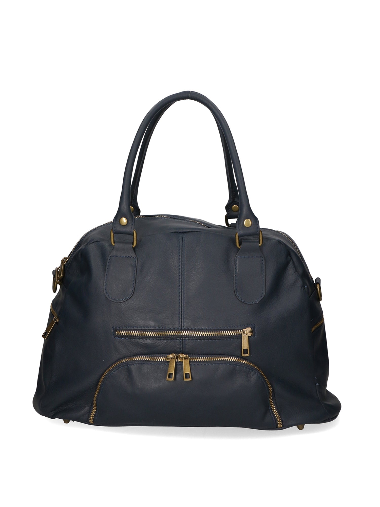 Borsa a mano da Donna in Vera Pelle | Gave Lux | GLX22617423FBG-S24_BLU_JEANS