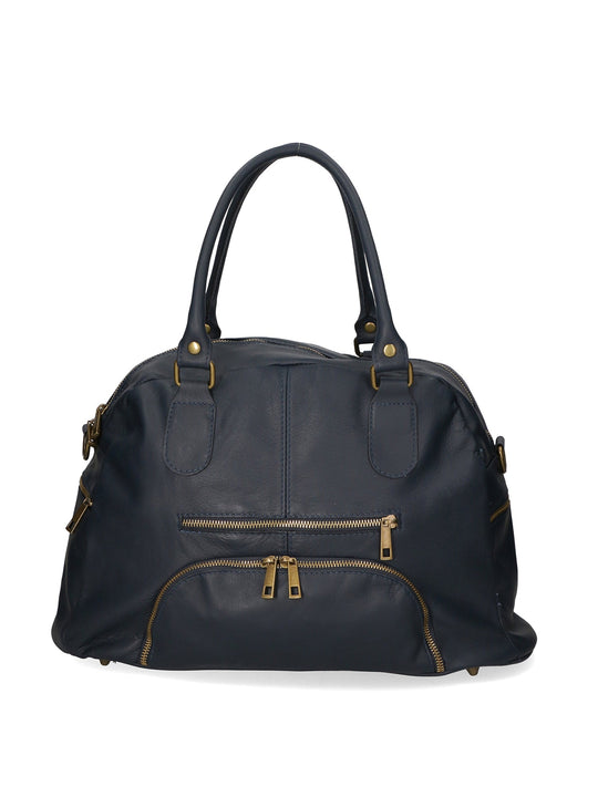 Borsa a mano da Donna in Vera Pelle | Gave Lux | GLX22617423FBG-S24_BLU_JEANS